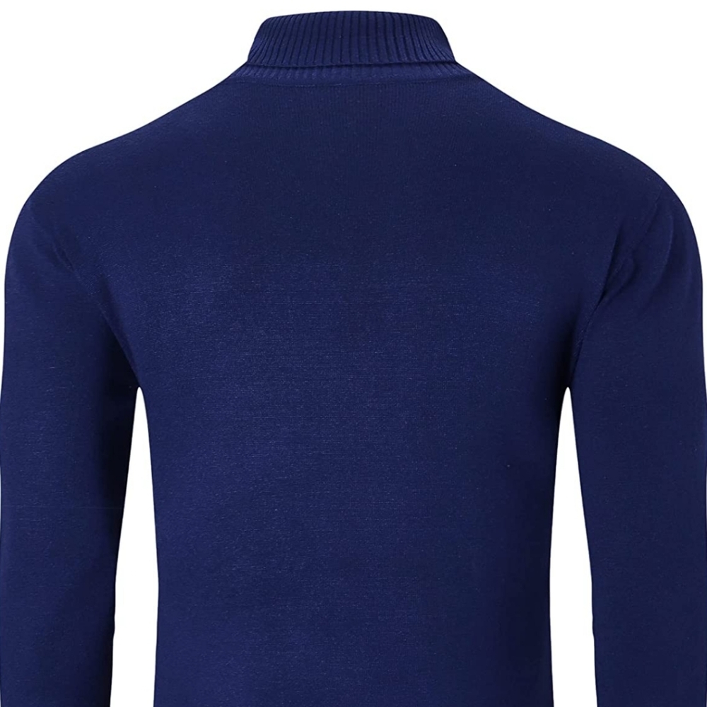 Slim Fit Knitted Pullover Sweater - Picture 2 of 4